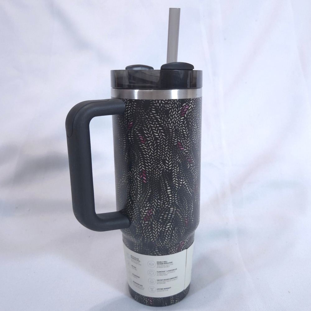 Stanley Calia Quencher H2.0 FlowState 30oz Tumbler Black Serpent Limited Straw - Picture 2 of 10
